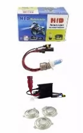 Kit Bi Xenon Moto Slim H6 H4-3 6000k 8000k 10000k Biz Led