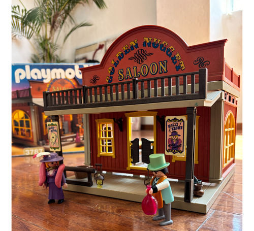 Cantina Playmobil - Saloon Golden Nugget Bar Coleccion 