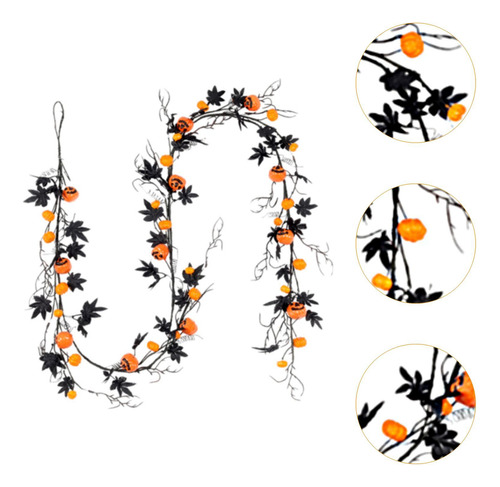 Guirnalda De Hojas De Arce Para Cena De Halloween, Guirnalda