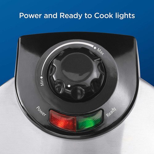 Wafflera Eléctrica Oster, Tipo Belga, Control De Temperatura