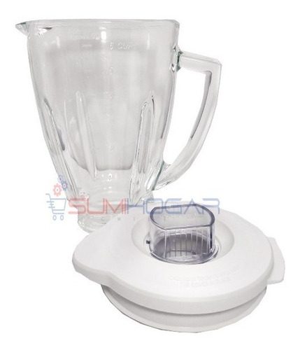 Imagen 2 de 3 de Vaso Redondo Vidrio Compatible Juguera Oster Tradicional