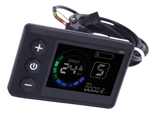 Medidor De Pantalla Para Bicicleta Eléctrica Lcd S869 Dc 24v