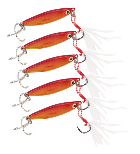 Señuelos De Pesca De Metal 5 Piezas 10g Vib Hard Jigging Ceb