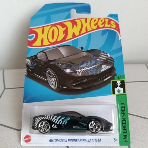 Carrinho Hot Wheels AUTOMOBILI PININFARINA BATTISTA HKH57 HW GREEN SPEED