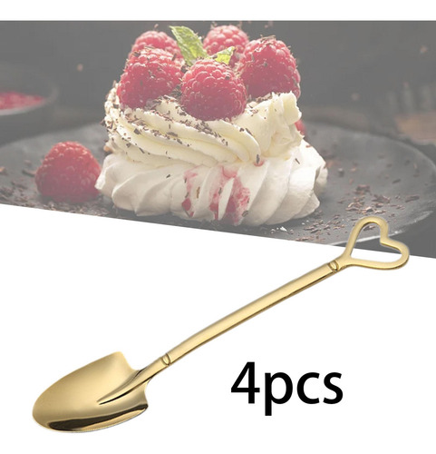4 Cucharas Con Forma De , Cuchara Para Café, Té, Utensilio