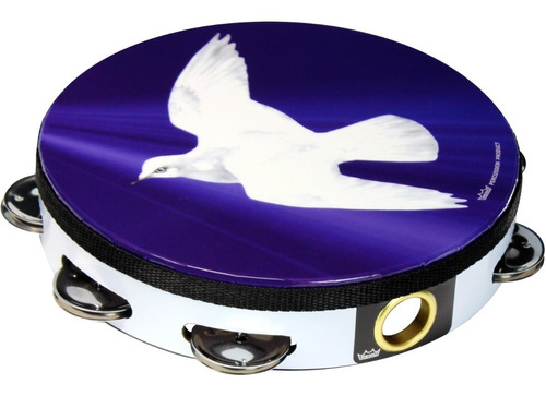 Tambourin Remo Ta-9108-18 Sonaja Simple Figura Paloma Color Religious Dove