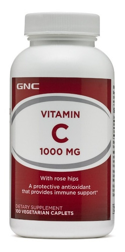 Vitamina C Gnc 1000 Mg Con Escaramujo - 100 Comprimidos