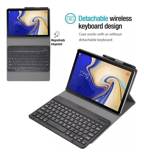 Funda+teclad+ratón For Lenovo Tab M8 Hd 2ª Gen 8.0 Tb-8505