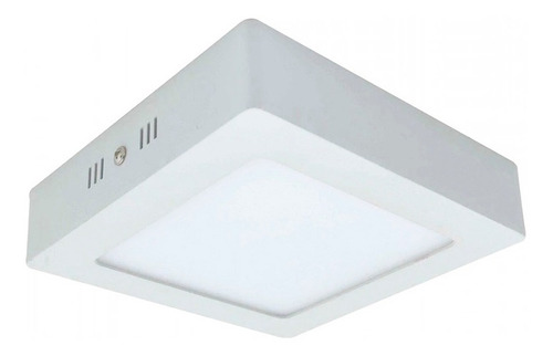 Panel Led 6w Cuadrado Sobreponer 6500k Luz Blanca