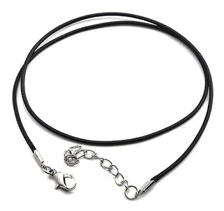 Collar Gargantilla Cordón Cuero Mujer Hombre