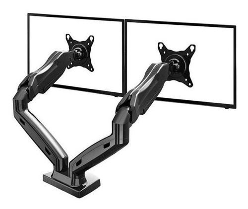 Imagen 2 de 3 de Soporte North Bayou NB H160 de mesa para TV/Monitor de 17" a 27" negro