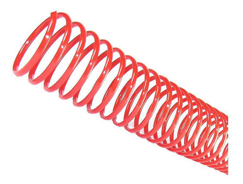 Espiral Para Encadernação Vermelho 45mm 400 Folhas 16 Und