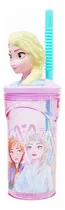 Comprar Vaso Infantil Frozen Con Tapa 3d Y Sorbete 360ml Color Frozen Elsa