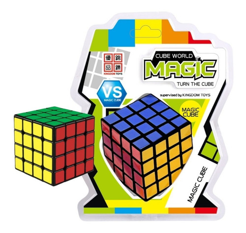 Cubo Magico 4x4 Cube World Magic Habilidad Jyj010 Manias