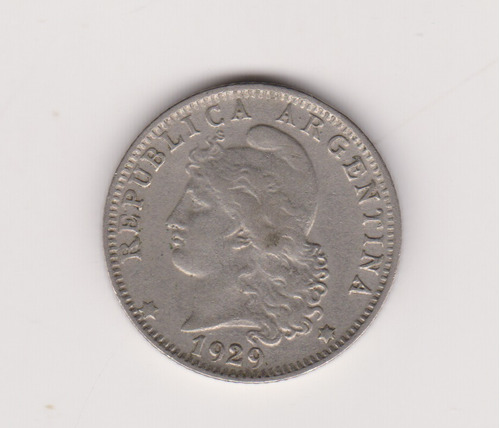 Moneda Argentina 20 Ctvs 1929 Janson 79 Excelente