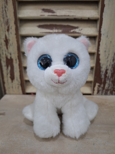 Peluche Ty Pearl Gato Blanco 15 Cm Blanco (Usado)