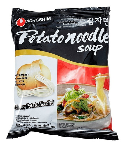 Lamen Coreano De Batata Potato Noodle Soup Nongshim 100g 