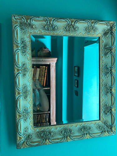 Espejo Art Deco Con Vidrio Biselado