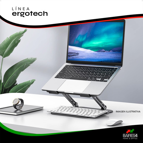 Base Soporte Notebook Computadora Elevador Regulable Baires4