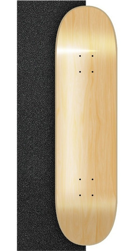 Imagem 1 de 1 de Shape Skate Kick Marfim Liso + Lixa Kick