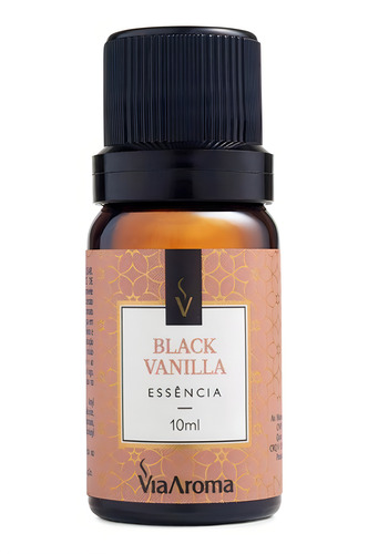 Essência 10ml Via Aroma Terapia Difusor Ultrassônico Elétric Aroma Baunilha Black