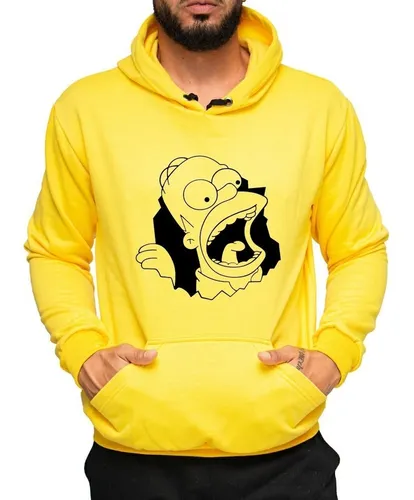 Moletom masculino algodao simpsons homer no Shoptime