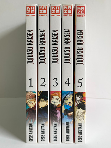 Manga Jujutsu Kaisen Vol. 1 - 5