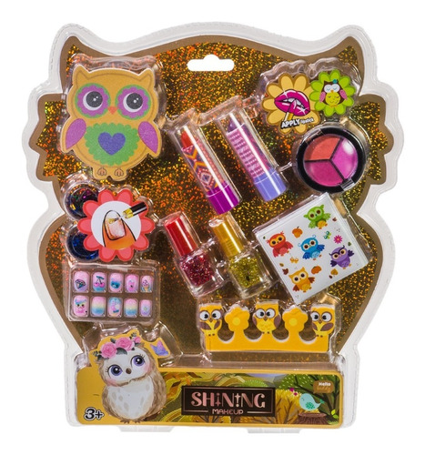 Kit De Maquillaje Infantil Shining Makeup Buho Hello Buddy