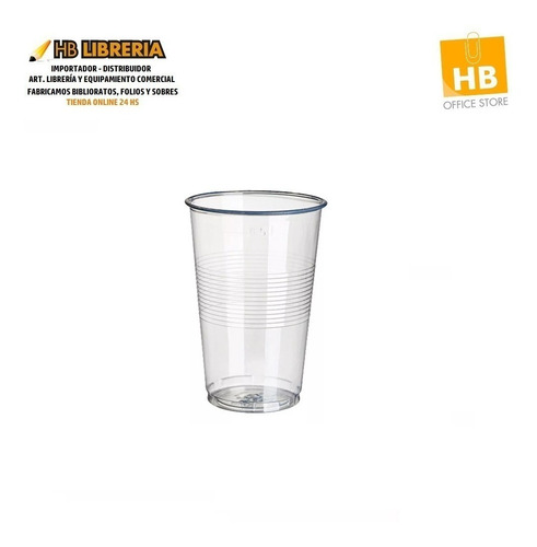 Imagen 2 de 5 de Vaso Descartable Plastico Cristal 180cc Premium X2500 Uni