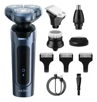 Comprar Sejoy Rasuradora Electricas Recargable Barba Txd-x2 Azul 100v\u002F240v