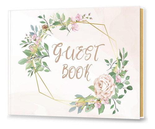 Hermoso Libro De Visitas De Boda, 7  X 9  Libro De Regi...