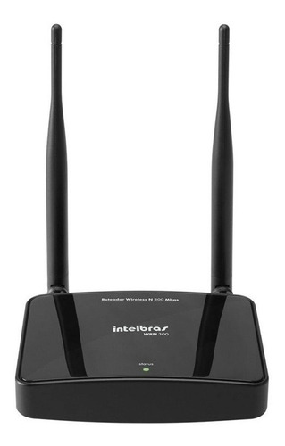 Roteador Intelbras Preto Intelbras Wrn 300b Wireless N 300 (Usado)