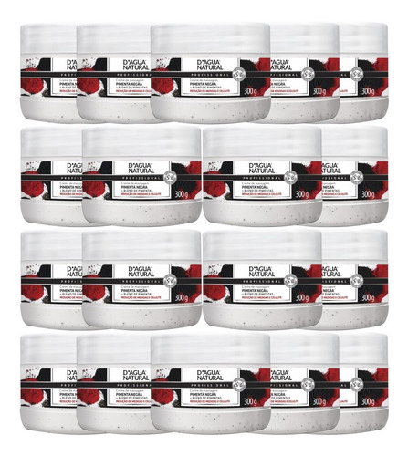 18un Creme Termoativo Óleo Pimenta Negra 300g D'agua Natural