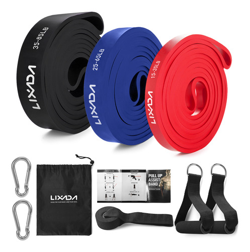 Bandas De Ejercicio Pull.set Bands Lixada Packs Powerlifting