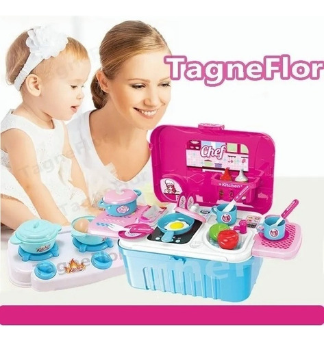 F Cocina Cocinita Juguete Luz Sonido Creatividad Infantil