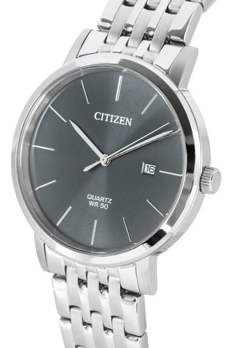 Citizen Quartz Grey Dial Bi5070-57h ............... Dcmstore Color de la correa Rosa pálido Color del bisel Plateado Color del fondo Negro
