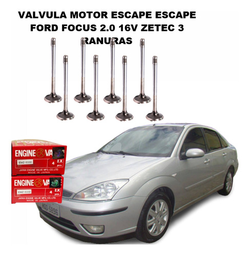 Valvula Motor Escape Escape Ford Focus 2.0 16v Zetec 3 Ranur