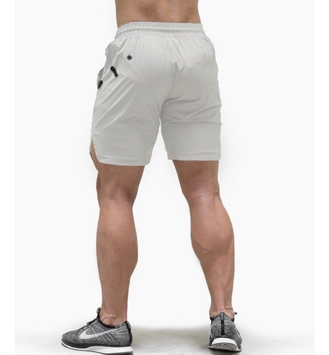 Pantalones Cortos Estampados De Doble Capa De Secado Rápido