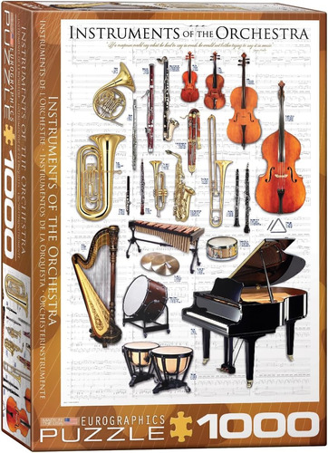 Eurographics Instrumentos De La Orquesta Rompecabezas (1000 