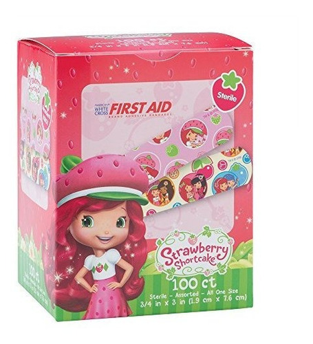 Strawberry Shortcake Bandages - Suministros De Primeros Auxi