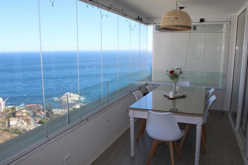 Imagen 10 de 20 de Arriendo Depto. Nuevo, Amoblado, Reñaca 2d/2b, Vista Al Mar
