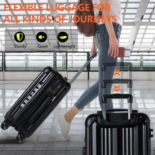 Juego Set 8 Maletas Rigidas Resistente Bolsas Viaje 4 Ruedas