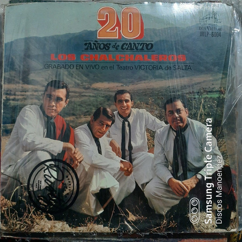 Vinilo Los Chalchaleros 20 Años De Canto F4