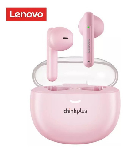 Auriculares Bluetooth Inalámbricos Lenovo Lp1 Pro Color Rosa