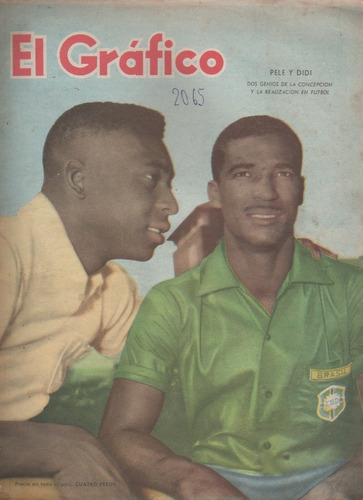 Revista El Grafico - Nº 2065  - Pele Y Didi - Año 1959