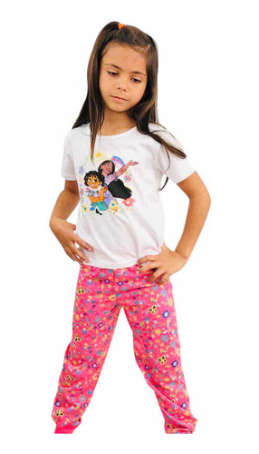 Pijama Encanto Para Niñas Pantalón Largo