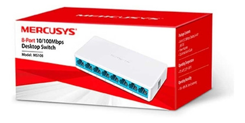 Imagen 2 de 2 de Switch Mercusys 8 Puertos 10/100 Utp Redes