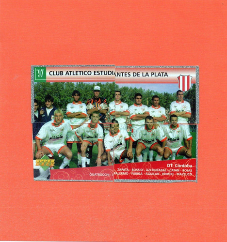 Futbol Upper Deck 1997, Formacion Estudiantes Lp., Mira!!