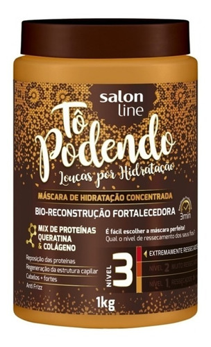 Máscara Bioreconstrução Salon Line Nível 03 Tô Podendo 1kg