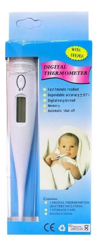 Termómetro Corporal Digital Tipo Lápiz Para Bebe